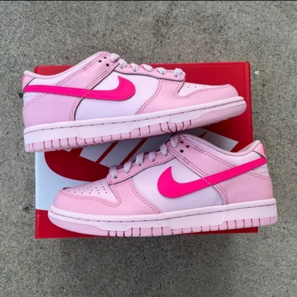 Triple Pink Dunks - Picture 1 of 1